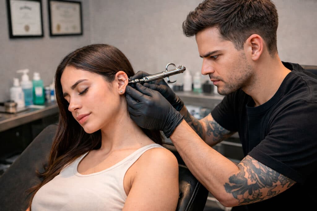 Título higiénico sanitario homologado valido Madrid para piercing